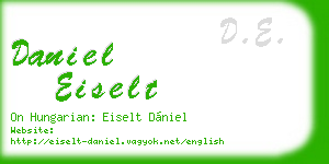 daniel eiselt business card